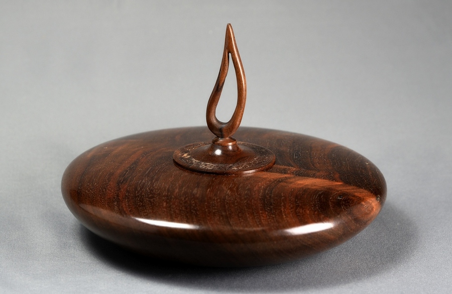 Walnut Flame Hollow Form
